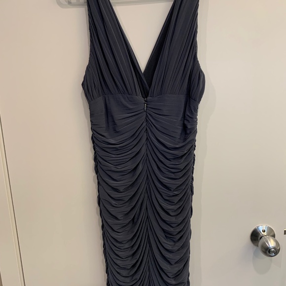 Nicole Miller grey dress size 12 - Picture 3 of 5